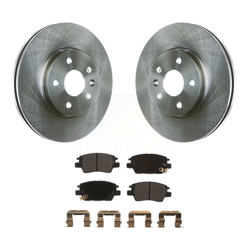 Kit de rotor de frein avant et de plaquettes semi-métalliques pour Chevrolet Cruze Bolt EV EUV Vol