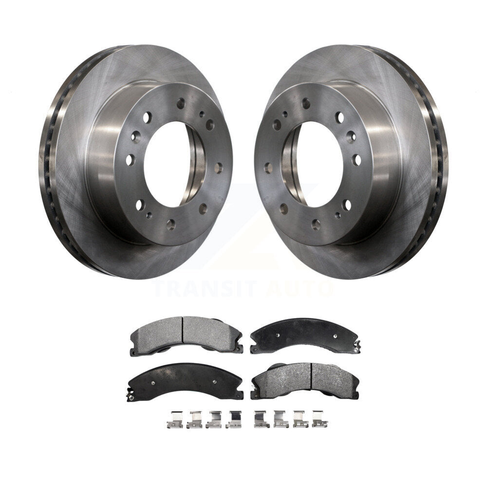 Rotors de frein avant et Kit de plaquettes semi-métalliques pour GMC Chevrolet Sierra 2500 HD 350
