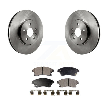 Rotors de frein à disque avant et kit de plaquettes semi-métalliques pour Chevrolet Sonic R 2013-2014