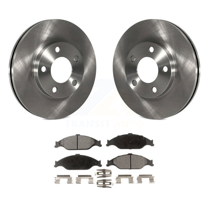 Kit de disques de frein à disque avant et plaquettes semi-métalliques pour Ford Mustang K8F-100101