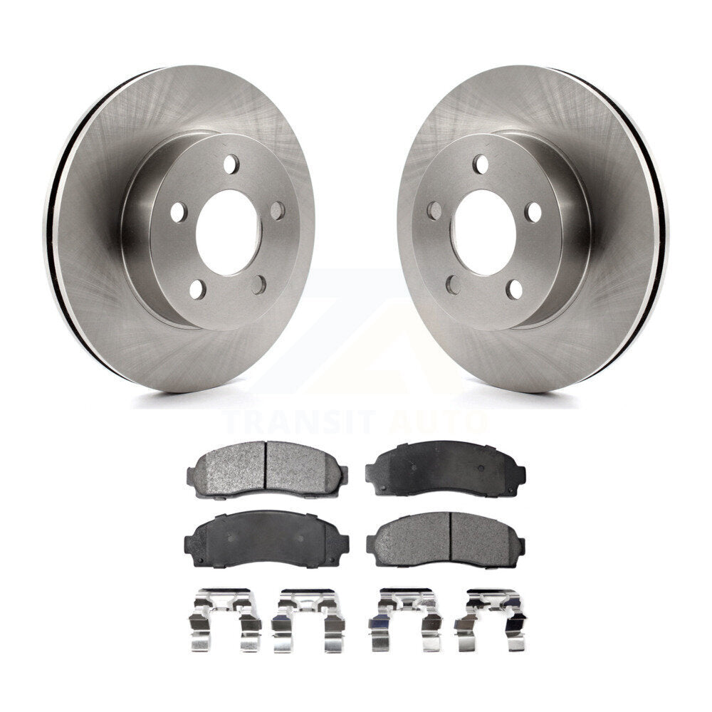 Kit de rotor de frein à disque avant et de plaquettes semi-métalliques pour Ford Ranger Mazda B4000 4W