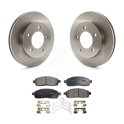 Kit de plaquettes de frein semi-métalliques pour rotors de frein avant, pour Ford F-150 4WD 04 avec roue à 5 écrous