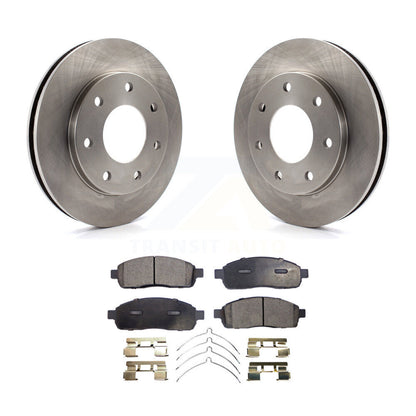 Kit de disques de frein à disque avant et plaquettes semi-métalliques pour Ford F-150 4WD 2004