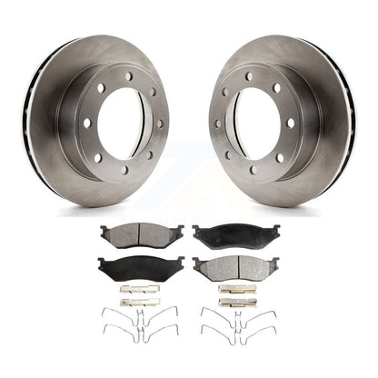 Kit de rotor de frein avant et de plaquettes semi-métalliques pour Ford F-450 Super Duty F-55 1999