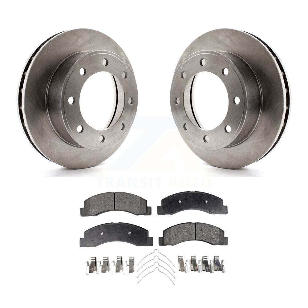 Kit de plaquettes semi-métalliques de Rotor de frein à disque avant, pour Ford F-250 Super Duty F-350 4W
