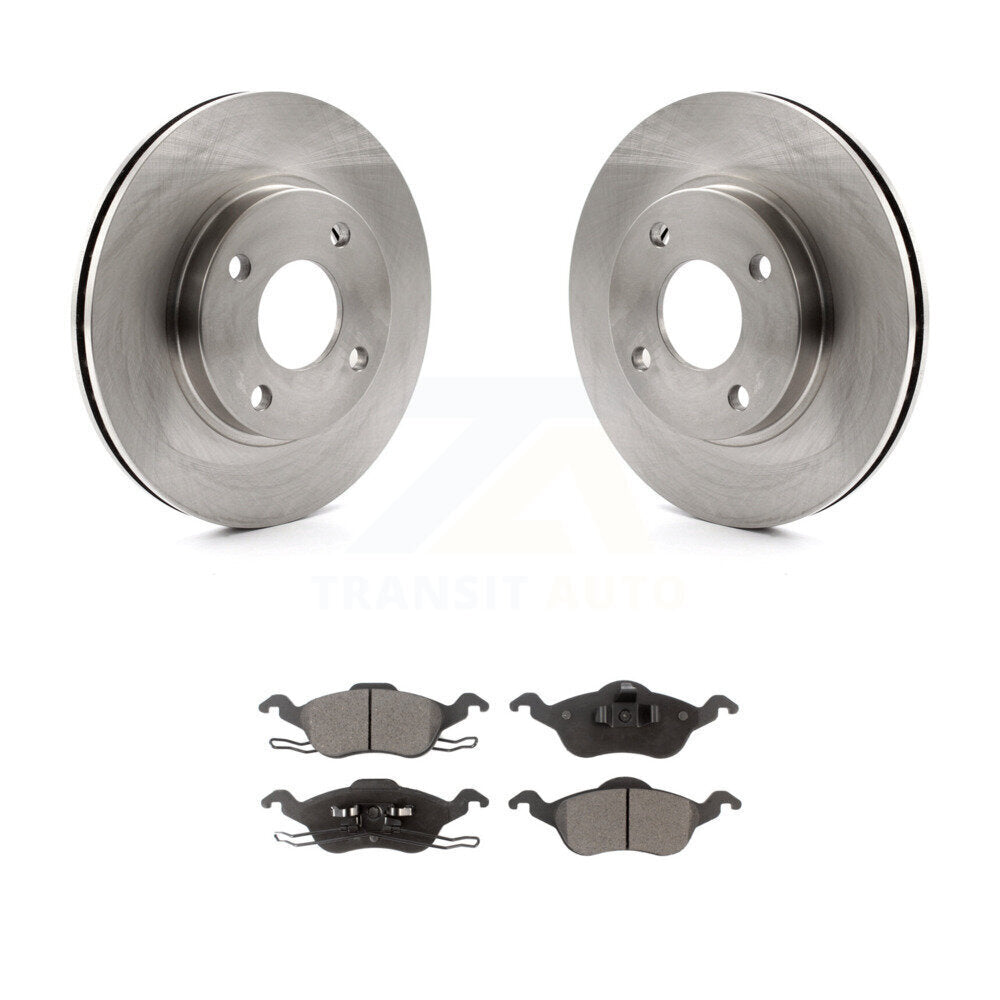 Kit de disques de frein à disque avant et plaquettes semi-métalliques pour Ford Focus K8F-100118