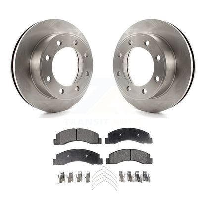 Kit de rotor de frein à disque avant et de plaquettes semi-métalliques pour Ford F-350 Super Duty F-25