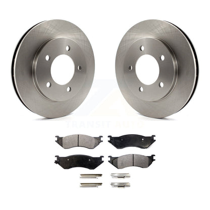 Rotors de frein avant et kit de plaquettes semi-métalliques pour Ford Expedition Lincoln Navigato