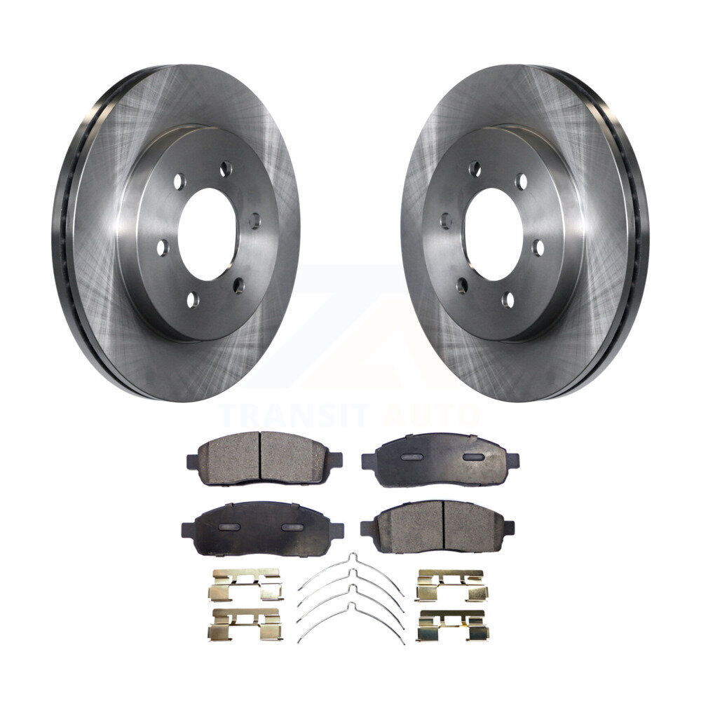 Kit de plaquettes de frein semi-métalliques, Rotors de frein avant, pour Ford F-150 Lincoln Mark LT 4W