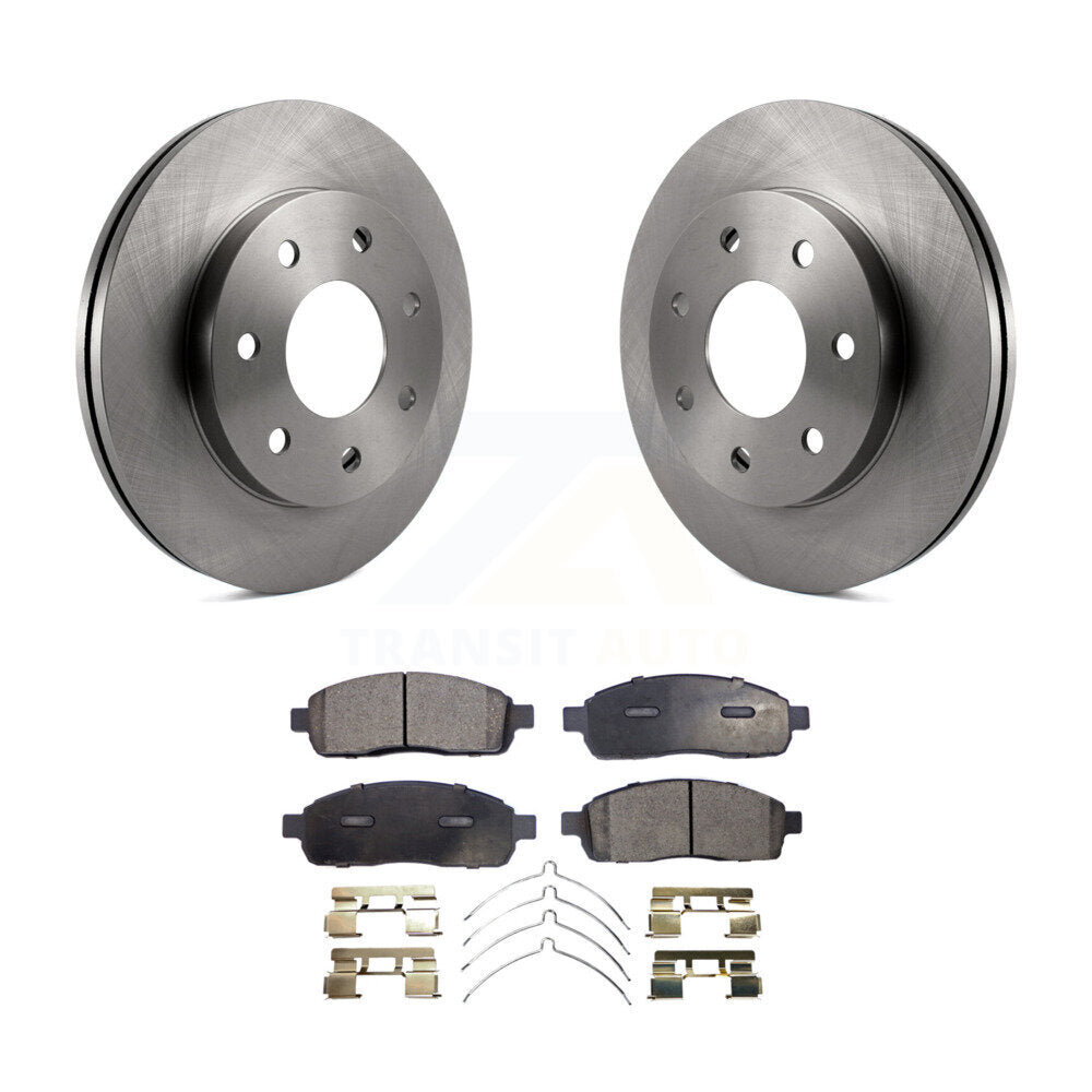 Kit de plaquettes de frein semi-métalliques, Rotors de frein avant, pour Ford F-150 Lincoln Mark LT 4W