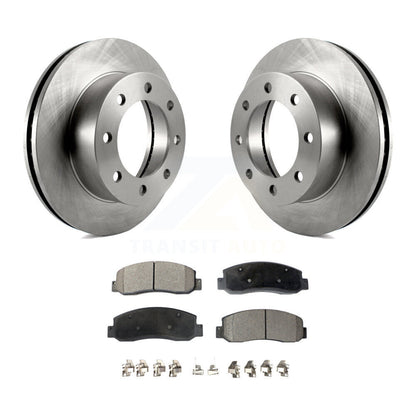Kit de rotor de frein à disque avant et de plaquettes semi-métalliques pour Ford F-250 Super Duty F-35