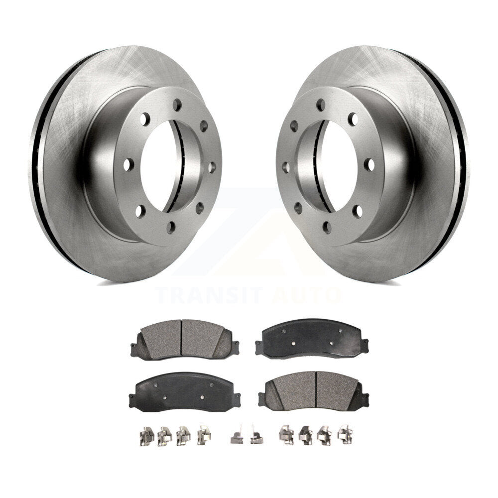 Kit de plaquettes semi-métalliques de Rotor de frein à disque avant, pour Ford F-350 Super Duty F-250 4W