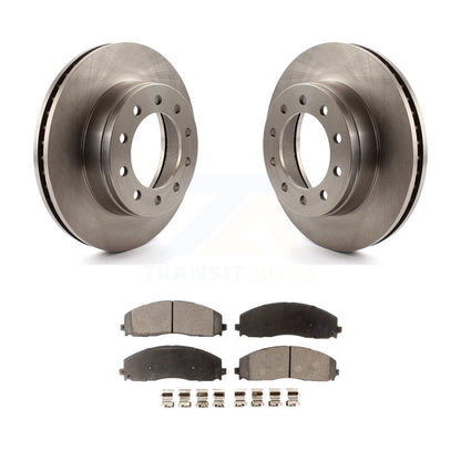Kit de rotor de frein à disque avant et de plaquettes semi-métalliques pour Ford F-350 Super Duty F-25