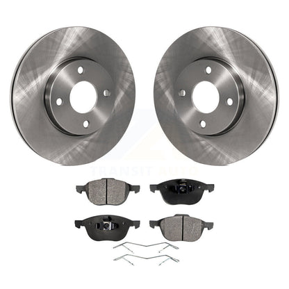 Kit de disques de frein à disque avant et plaquettes semi-métalliques pour Ford Focus 2005-2007