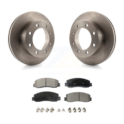 Kit de rotor de frein à disque avant et de plaquettes semi-métalliques pour Ford F-350 Super Duty F-45