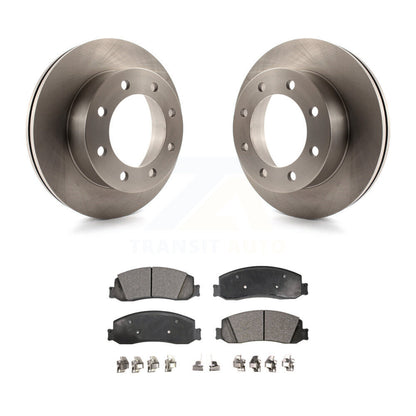 Kit de plaquettes semi-métalliques de rotors de frein à disque avant pour Ford F-350 Super Duty 4W 2012