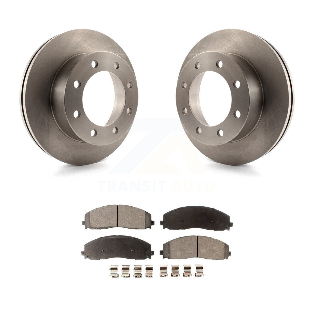 Kit de plaquettes semi-métalliques de rotors de frein à disque avant pour Ford F-350 Super Duty 4W 2013