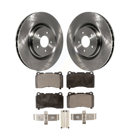 Kit de disques de frein à disque avant et plaquettes semi-métalliques pour Ford Mustang K8F-100150