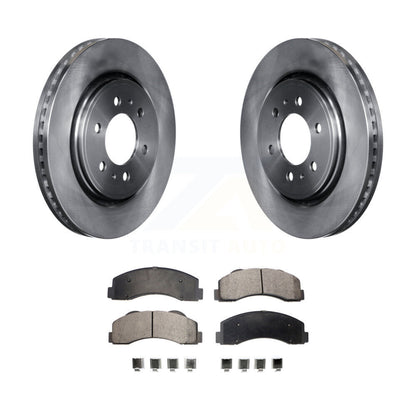 Kit de rotor de frein à disque avant et de plaquettes semi-métalliques pour Ford F-150 Expedition Lincol