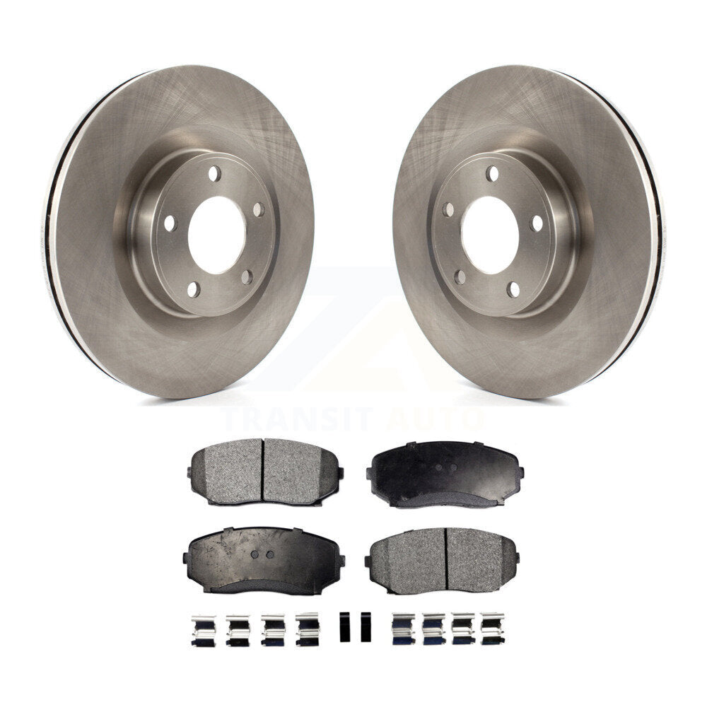 Kit de disques de frein à disque avant et plaquettes semi-métalliques pour Ford Edge Lincoln MKX