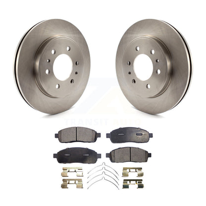 Rotors de frein avant et kit de plaquettes semi-métalliques pour Ford F-150 2009 avec roue à 6 écrous