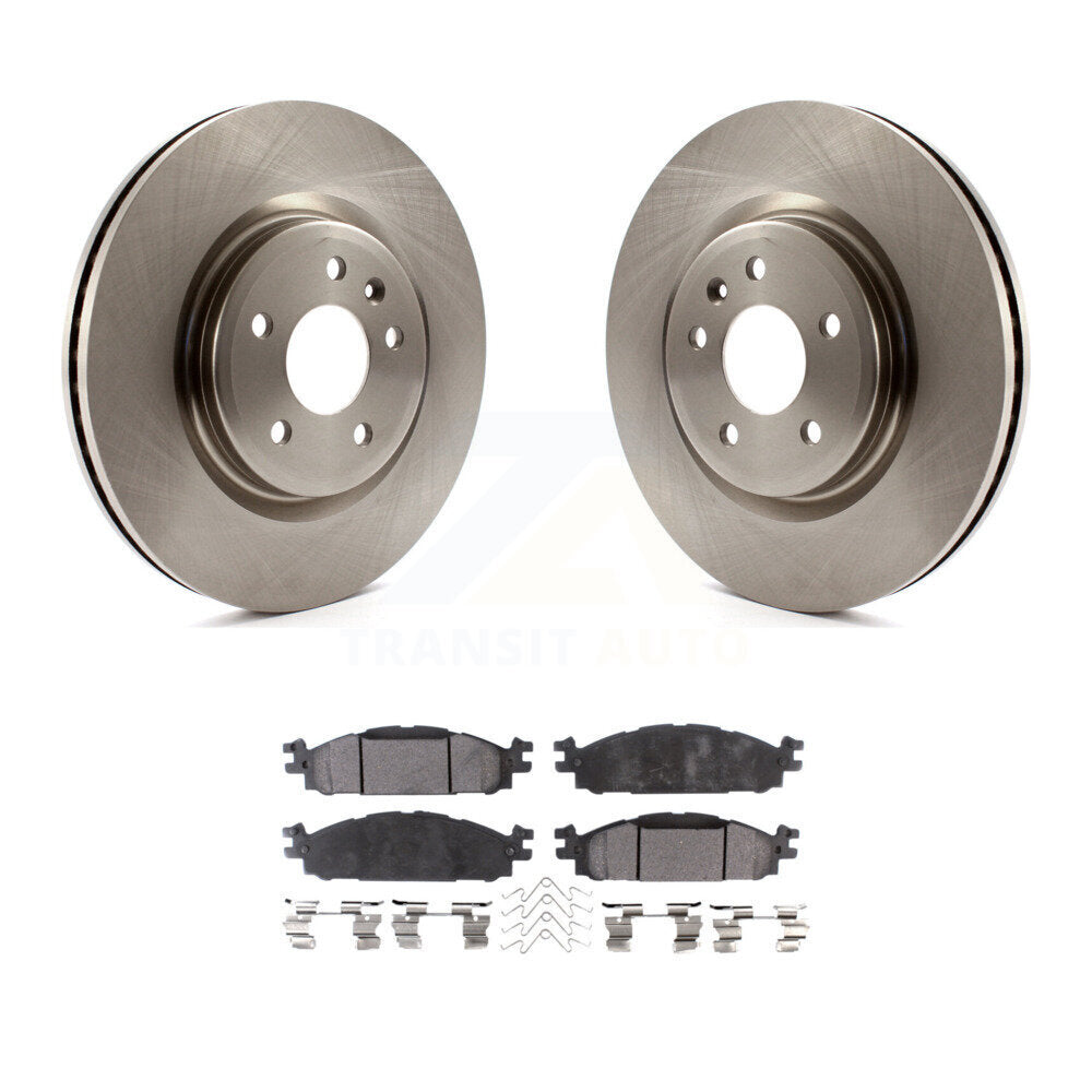 Rotors de frein avant et Kit de plaquettes semi-métalliques pour Ford Explorer Flex Taurus Lincol