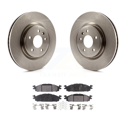 Rotors de frein avant et Kit de plaquettes semi-métalliques pour Ford Explorer Flex Taurus Lincol