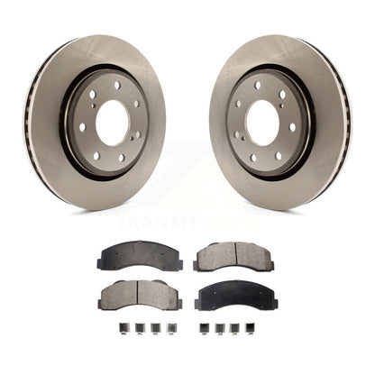 Kit de rotor de frein avant et de plaquettes semi-métalliques pour Ford F-150 10-14 avec roue à 7 écrous