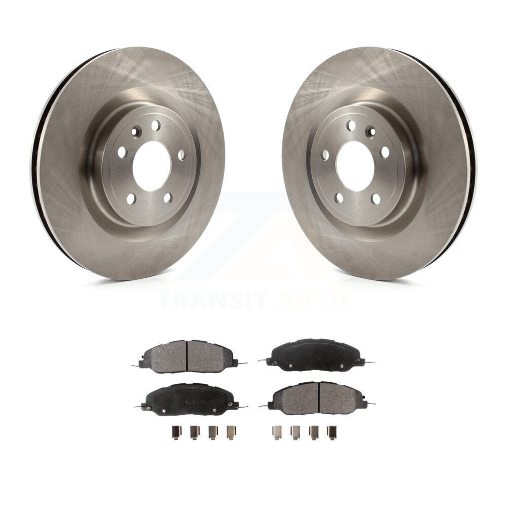 Kit de disques de frein à disque avant et plaquettes semi-métalliques pour Ford Mustang K8F-100167