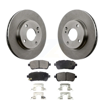 Kit de disques de frein à disque avant et plaquettes semi-métalliques pour Ford Fiesta K8F-100168