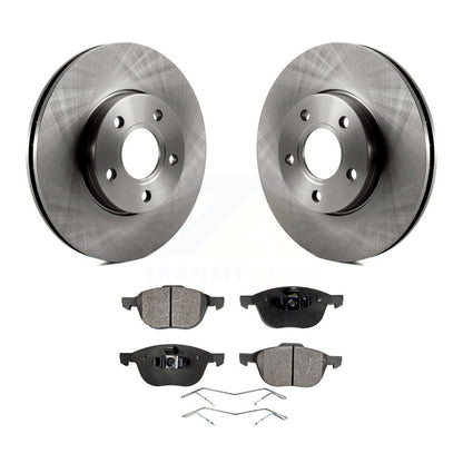 Kit de disques de frein à disque avant et plaquettes semi-métalliques pour Ford Focus C-Max