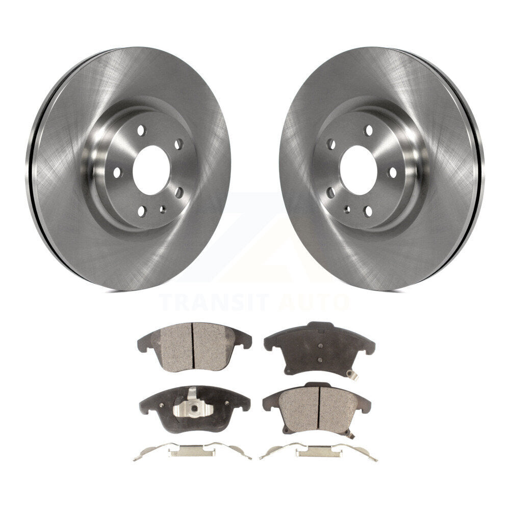 Kit de rotors de frein à disque avant et plaquettes semi-métalliques pour Ford Fusion Lincoln MKZ