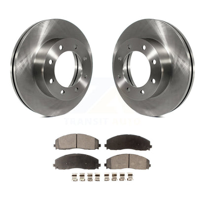 Rotors de frein avant et Kit de plaquettes semi-métalliques pour Ford F-350 Super Duty F-250 F-45