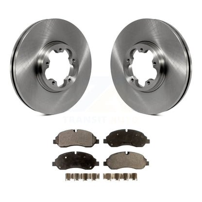 Rotors de frein à disque avant et Kit de plaquettes semi-métalliques pour Ford Transit-250 Transit-15