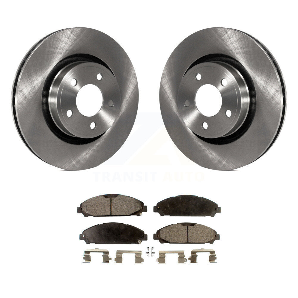 Kit de disques de frein à disque avant et plaquettes semi-métalliques pour Ford Mustang K8F-100175
