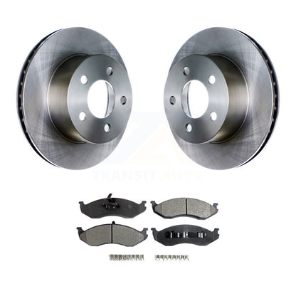 Kit de plaquettes semi-métalliques de Rotor de frein à disque avant, pour Jeep Wrangler Cherokee Grand T