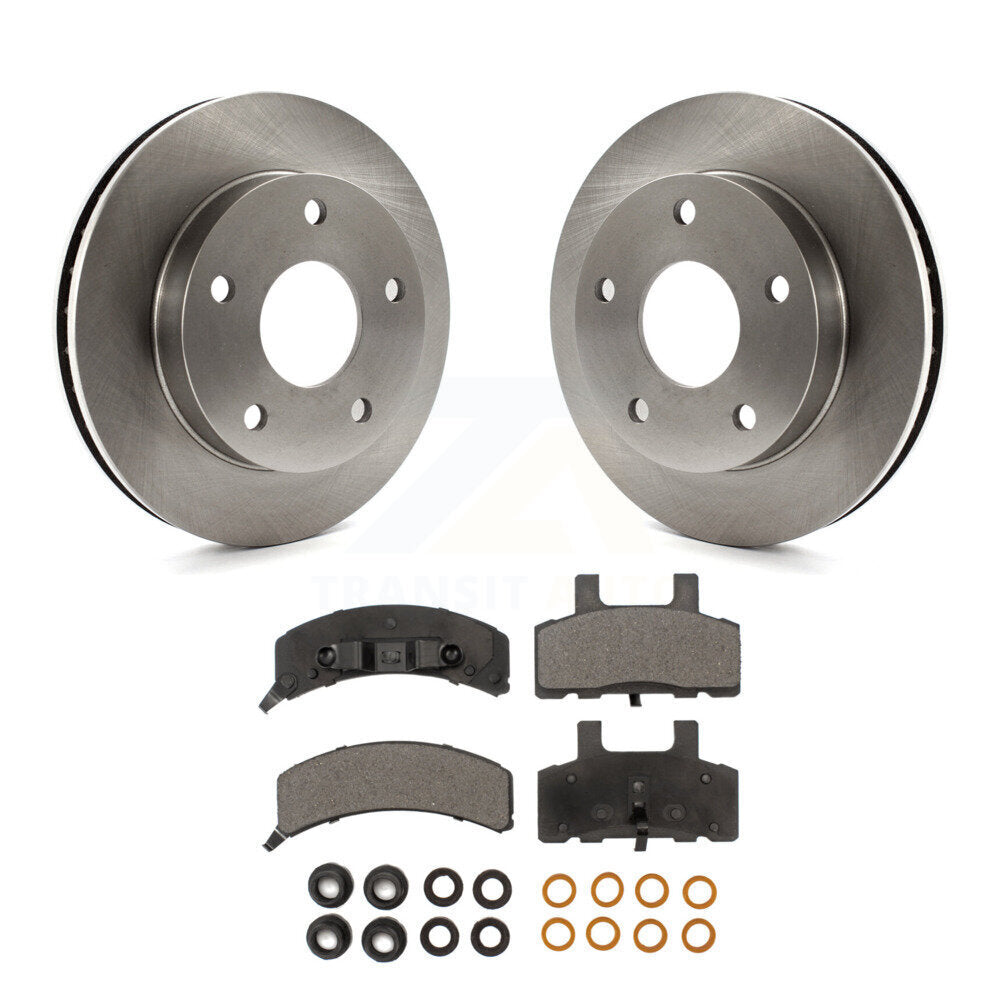 Rotors de frein à disque avant et kit de plaquettes semi-métalliques pour Dodge Ram 1994 1999 4W 1500