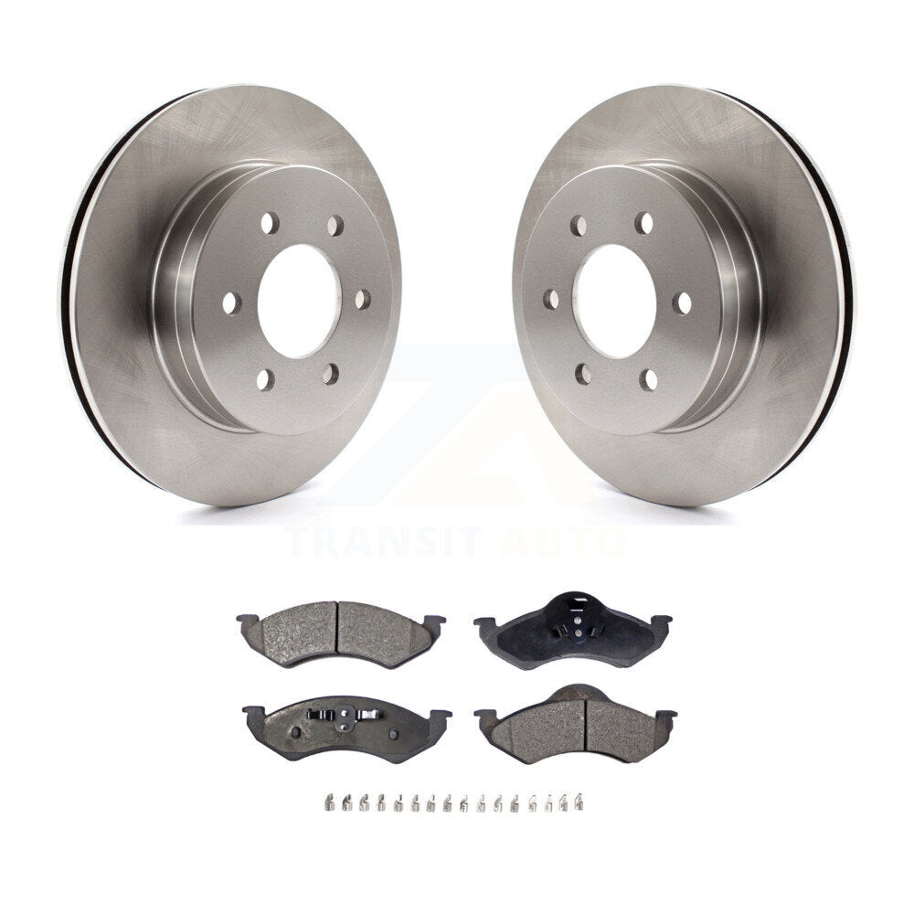 Kit de plaquettes de frein semi-métalliques pour rotors de frein avant, pour Dodge Dakota Durang 2000 – 2002
