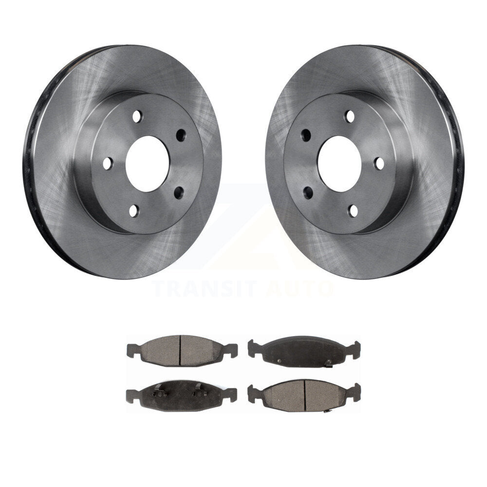 Kit de disques de frein à disque avant et plaquettes semi-métalliques pour Jeep Grand Cherokee