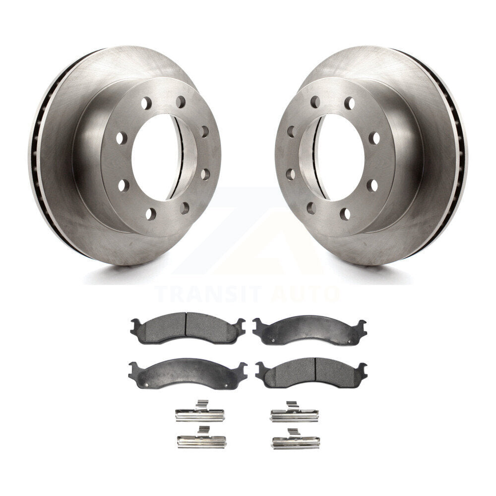 Kit de rotors de frein à disque avant et plaquettes semi-métalliques pour Dodge Ram 2500 3500 Van