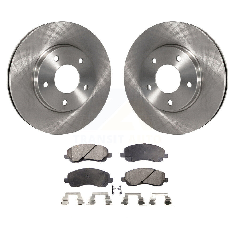 Kit de rotor de frein avant et de plaquettes semi-métalliques pour Chrysler Sebring Mitsubishi Lance