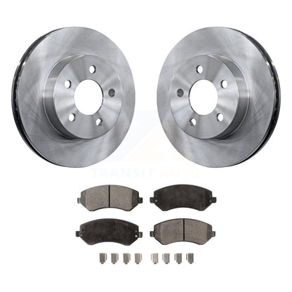 Kit de disques de frein à disque avant et plaquettes semi-métalliques pour Jeep Liberty 2002-2007