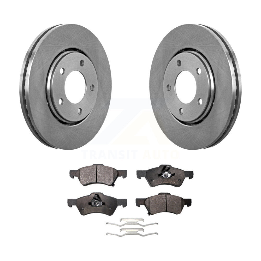 Rotors de frein à disque avant, Kit de plaquettes semi-métalliques pour Dodge caravane Chrysler Voyage