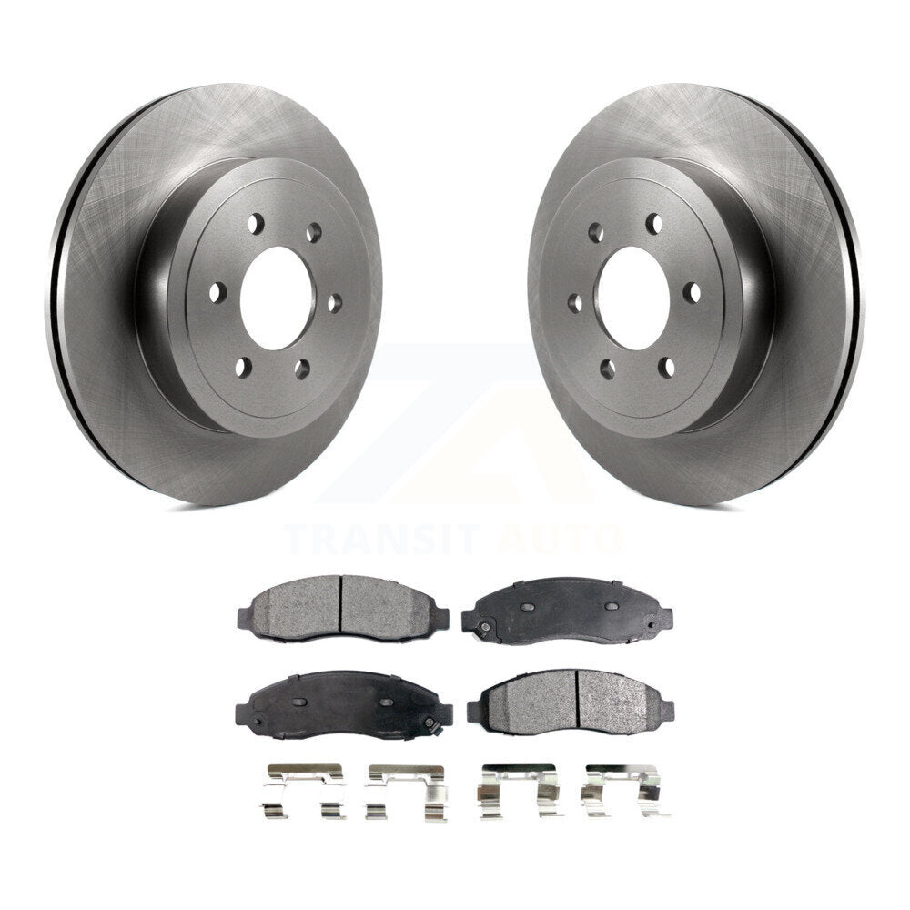 Kit de disques de frein à disque avant et plaquettes semi-métalliques pour Dodge Dakota 2003-2004
