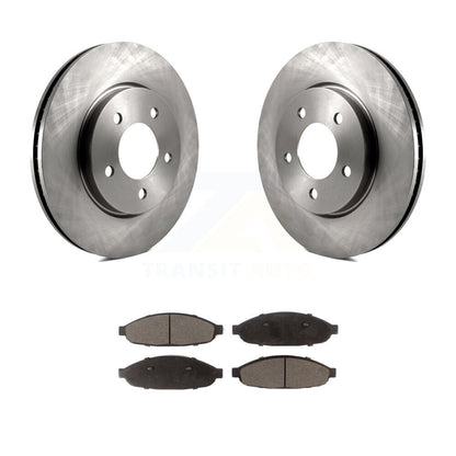 Kit de rotor de frein à disque avant et de plaquettes semi-métalliques pour Chrysler Pacific 2004-2008