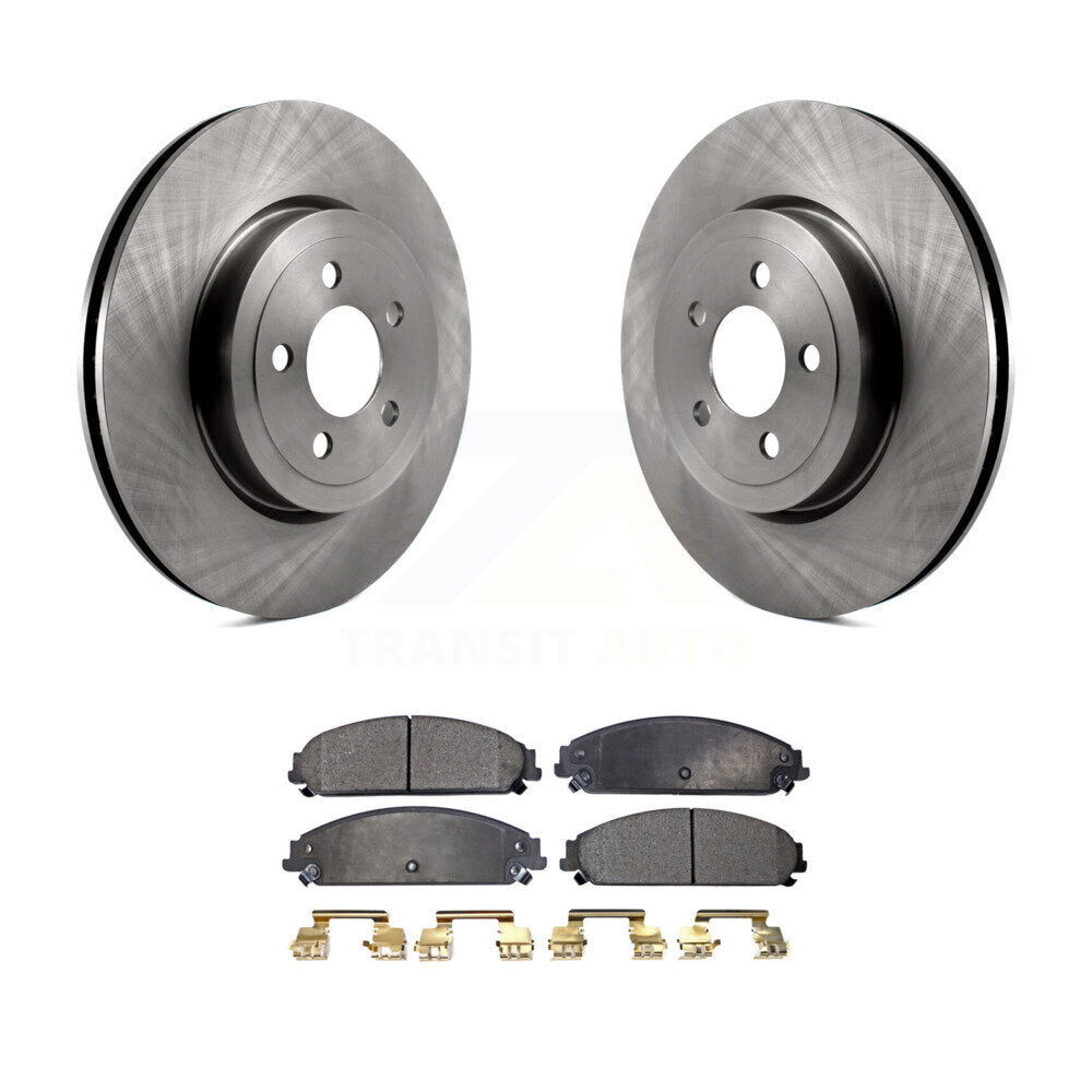 Rotors de frein avant et kit de plaquettes semi-métalliques pour Dodge Chrysler 300 Charger Magnu