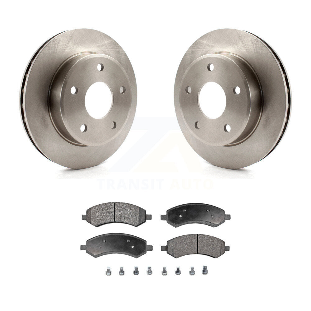 Kit de rotor de frein avant et de plaquettes semi-métalliques pour Dakota Dodge Ram Mitsubishi Raide