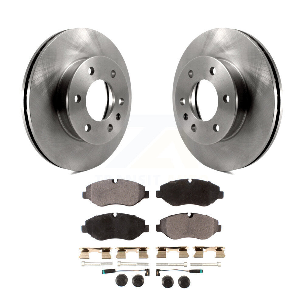 Rotors de frein avant et kit de plaquettes semi-métalliques pour Sprinter 2500 Mercedes-Benz Dodge