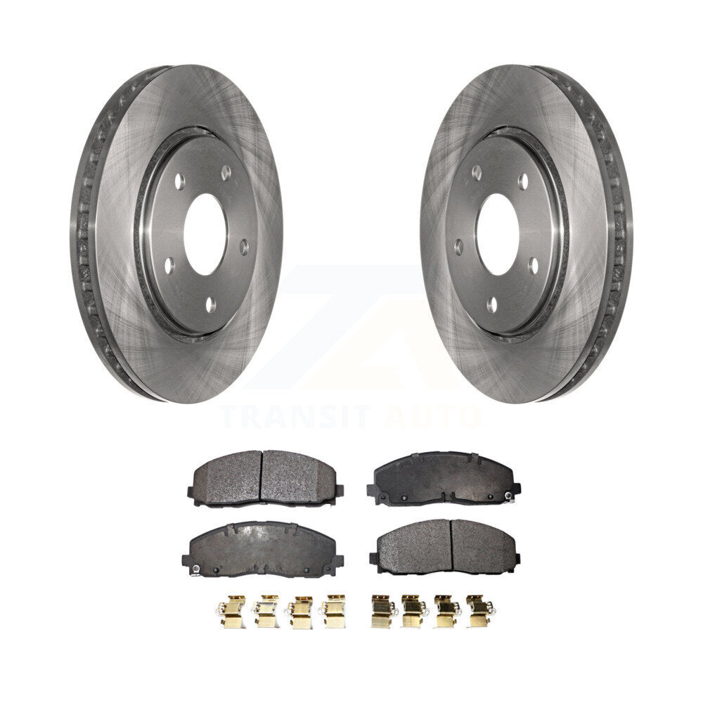 Kit de disques de frein à disque avant et plaquettes semi-métalliques pour Dodge Grand Caravan
