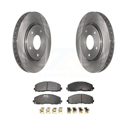 Kit de disques de frein à disque avant et plaquettes semi-métalliques pour Dodge Grand Caravan